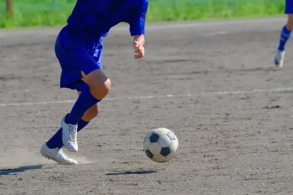 Fußballspiel Hokkaido Japan — Stockfoto