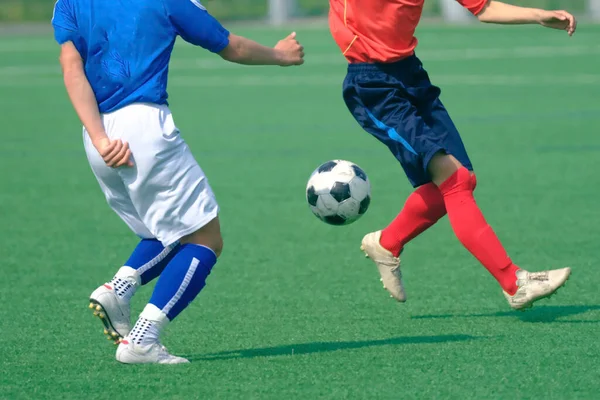 Jogo Futebol Hokkaido Japão — Fotografia de Stock