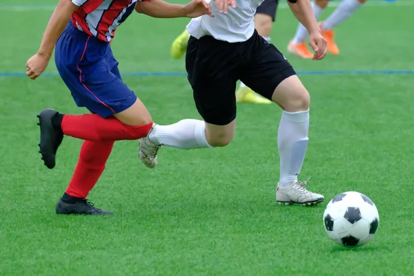 Jogo Futebol Hokkaido Japão — Fotografia de Stock