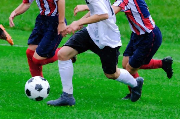 Futball Játék Hokkaido Japan — Stock Fotó