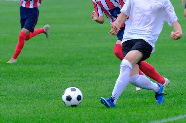 Jogo Futebol Hokkaido Japão — Fotografia de Stock