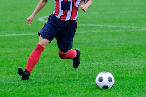 Partido Fútbol Japón Hokkaido —  Fotos de Stock