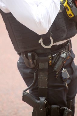 İngiliz Ateşli Silahlar Polisi Londra İngiltere 