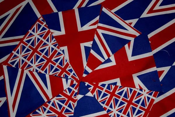 Bandeiras Union Jack Londres Inglaterra — Fotografia de Stock