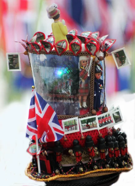 Abstract Creatieve Hoed Trooping Colour Londen Engeland — Stockfoto