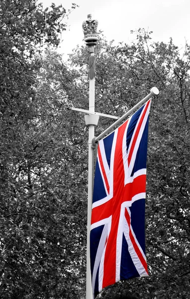 Union Jack Bandeira Londres Inglaterra — Fotografia de Stock