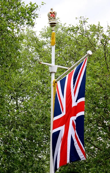 Σημαία Union Jack London Αγγλία — Φωτογραφία Αρχείου