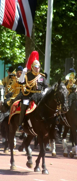Household Cavalry Mounted Band Londyn Anglia — Zdjęcie stockowe