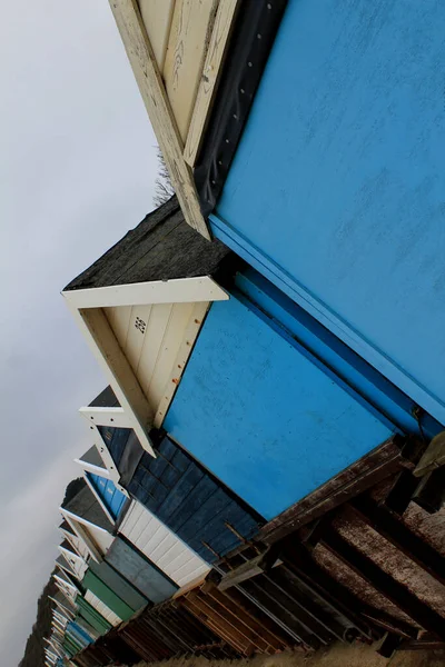 Abstrakte Strandhütten Szene — Stockfoto