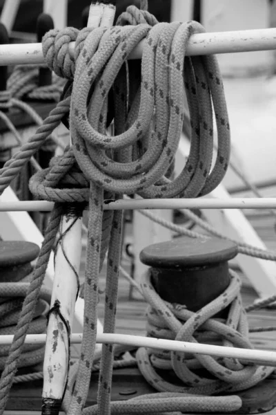 Nahaufnahme Eines Seils Strand — Stockfoto