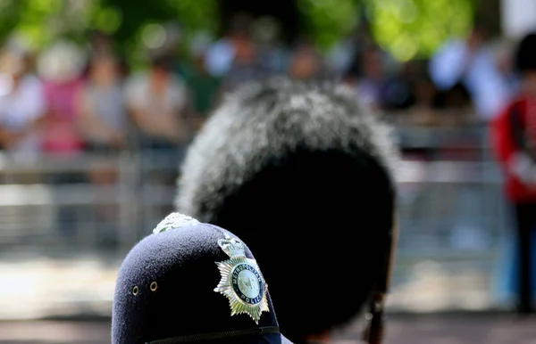 Soyut Ngiliz Polis Sahnesi Londra Ngiltere — Stok fotoğraf