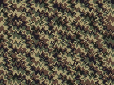 Soyut ve çağdaş dijital sanat kamuflaj deseni