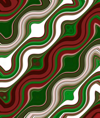 Soyut ve çağdaş dijital sanat Akdeniz tasarımı