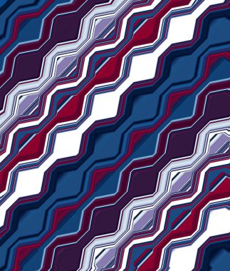 Soyut ve çağdaş dijital sanat Akdeniz tarzı şablon