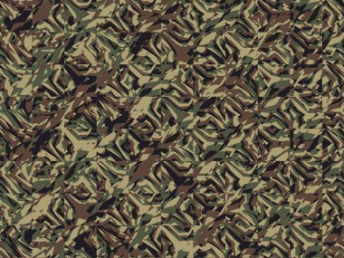 Soyut ve çağdaş dijital sanat kamuflaj tasarımı