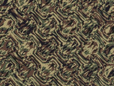 Soyut ve çağdaş dijital sanat kamuflaj tasarımı