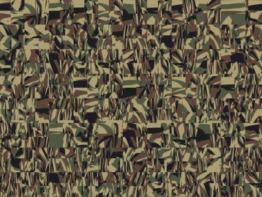 Soyut ve çağdaş dijital sanat kamuflaj tasarımı