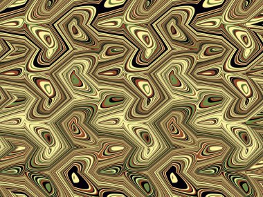 Soyut ve çağdaş dijital sanat dalgaları tasarımı