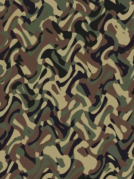 Art Numérique Abstrait Contemporain Camouflage Design — Photo