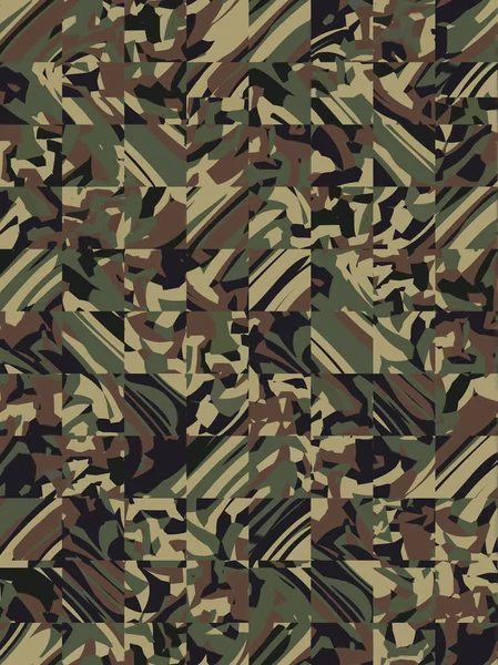 Abstract Contemporary Digital Art Camouflage Design — Stock Photo, Image