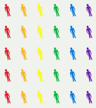 LGBT renkli ambalaj kağıdı tasarımı