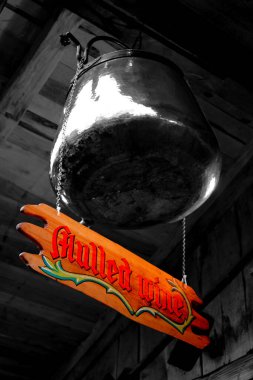 Soyut renkli Noel sahnesi