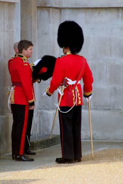 Soyut İngiliz muhafız Londra sahnesi 