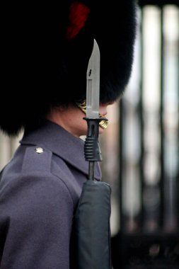 Soyut İngiliz muhafız Londra sahnesi 