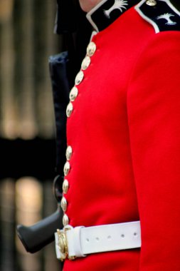 Soyut İngiliz muhafızlar Londra İngiltere 