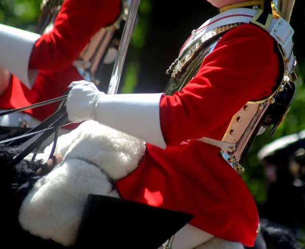 Household Cavalry Mounted Regiment London England — Stock Photo, Image