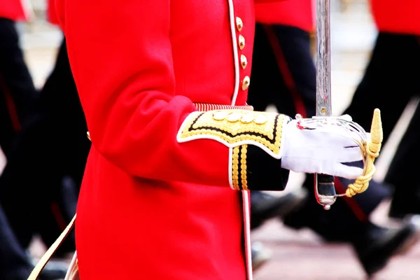 Guardia Británica Londres Inglaterra — Foto de Stock