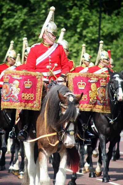 Mounted Band Dari Kavaleri Rumah Tangga — Stok Foto