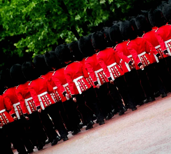 Abstrakta Brittiska Gardister London England — Stockfoto