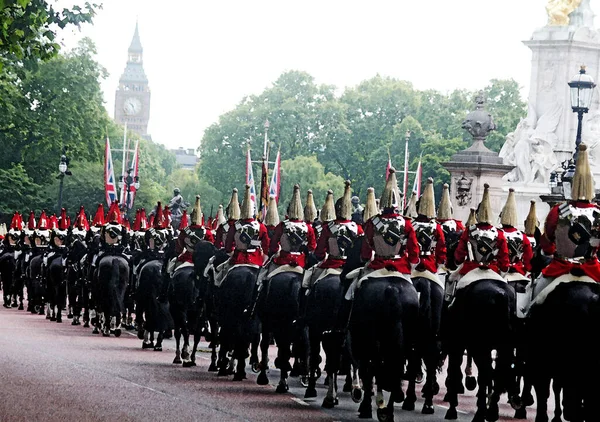 Süvarileri Atlı Alay Londra Ngiltere — Stok fotoğraf