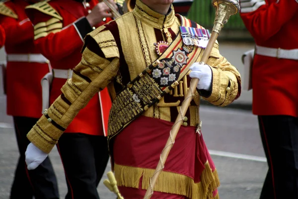Foot Guards Band Drum Major — Stock Photo, Image
