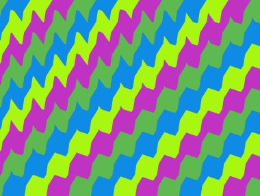 Soyut ve çağdaş dijital sanat dalgaları ambalaj kağıdı tasarımı