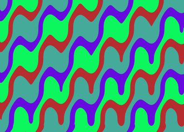 Soyut ve çağdaş dijital sanat ambalaj kağıdı tasarımı