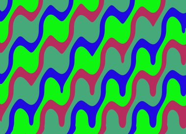 Soyut ve çağdaş dijital sanat ambalaj kağıdı tasarımı