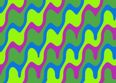 Soyut ve çağdaş dijital sanat ambalaj kağıdı tasarımı