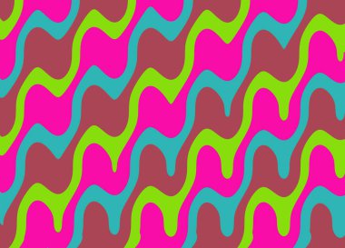 Soyut ve çağdaş dijital sanat dalgaları tasarımı