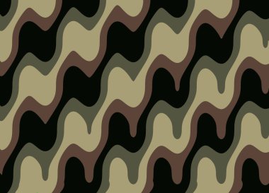 Soyut ve çağdaş dijital sanat ambalaj kağıdı tasarımı