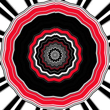 Soyut ve çağdaş dijital sanat tebrik kartı tasarımı