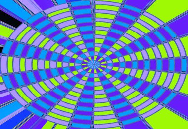 Soyut ve çağdaş dijital sanat tebrik kartı tasarımı 