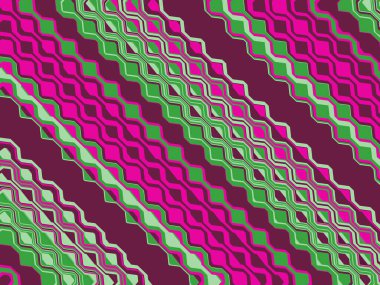 Soyut ve çağdaş dijital sanat Aztek tarzı tasarım