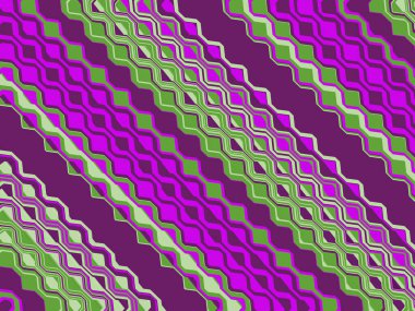 Soyut ve çağdaş dijital sanat Aztek tarzı tasarım