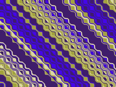 Soyut ve çağdaş dijital sanat Aztek tarzı tasarım