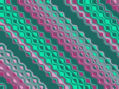 Soyut ve çağdaş dijital sanat Aztek tarzı tasarım