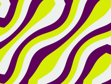 Soyut ve çağdaş dijital sanat dalgaları ambalaj kağıdı tasarımı