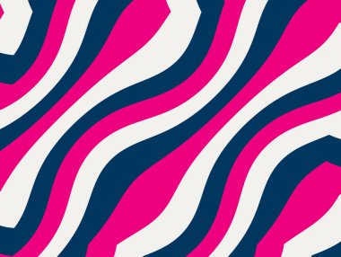 Soyut ve çağdaş dijital sanat dalgaları ambalaj kağıdı tasarımı