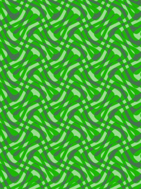 Soyut ve çağdaş dijital sanat dalgaları ambalaj kağıdı tasarımı